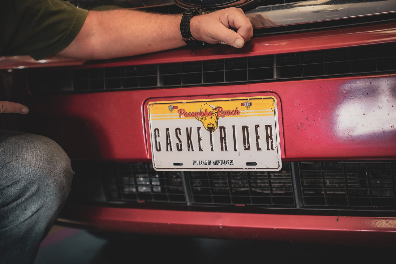 CasketRider License Plate