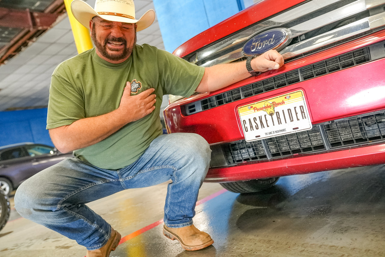 CasketRider License Plate