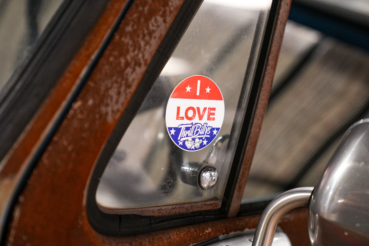 I Love ThrillBillys Sticker