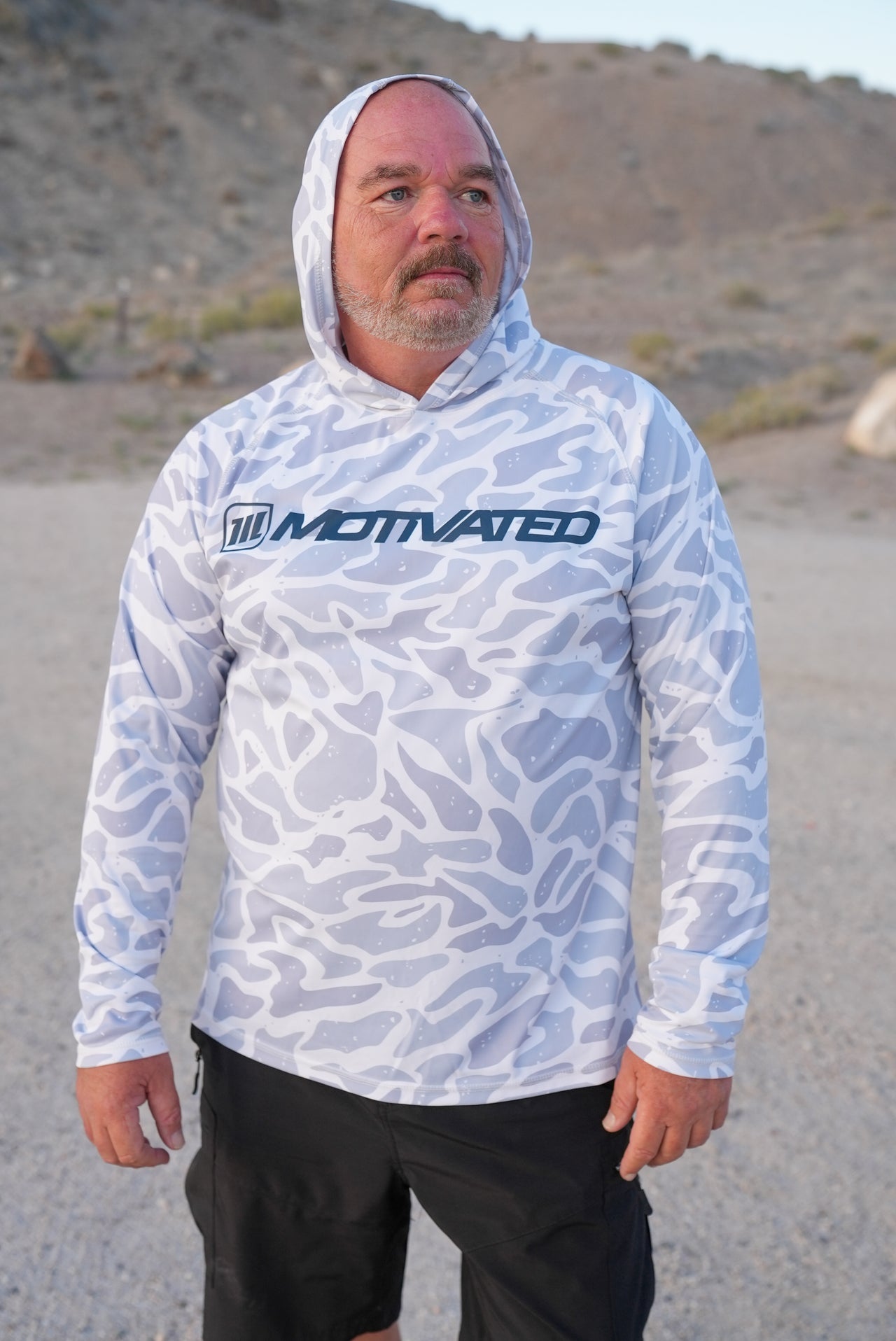 Snow Camo Hooded Shirt