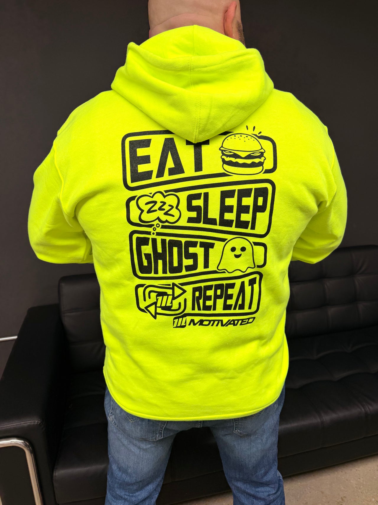 Eat Sleep Ghost Repeat Hoodie