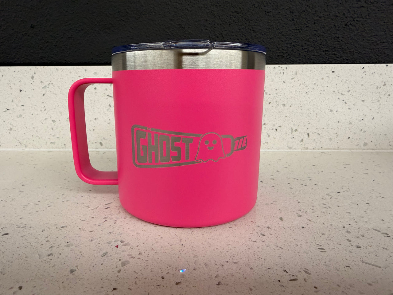 Eat Sleep Ghost Coffee Mug (Pink)