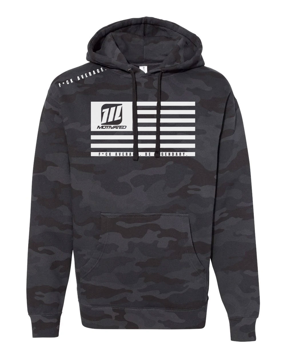 MTVD Flag Hoodie - Black Camo