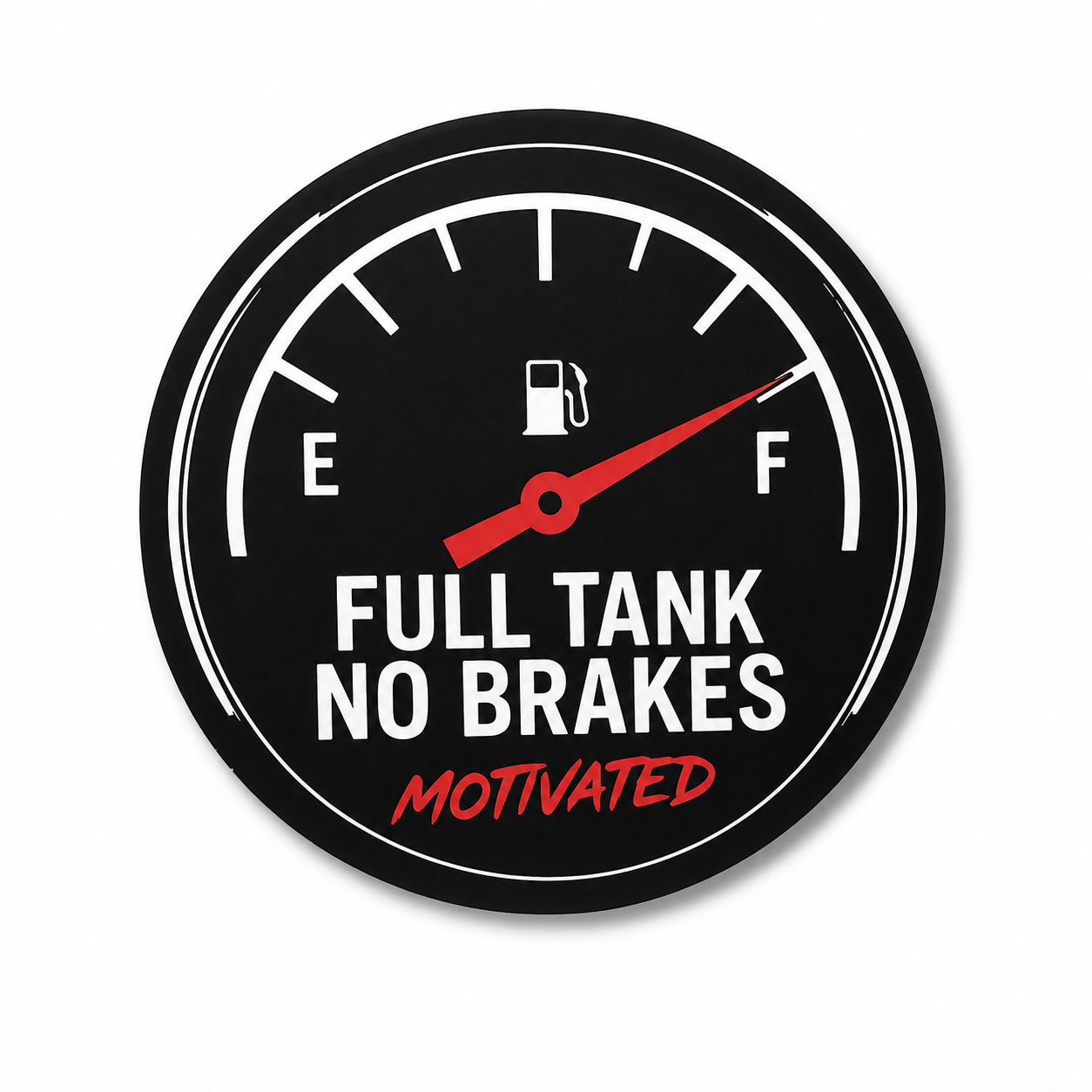 Full Tank Sticker