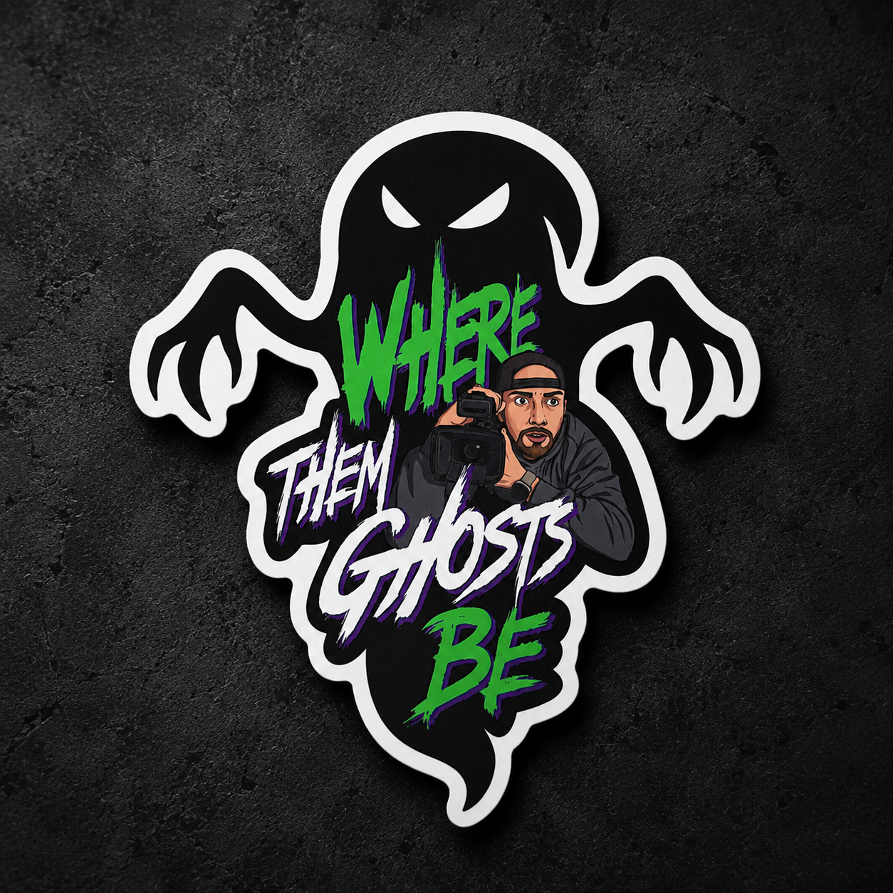 Where Them Ghosts Be Sticker