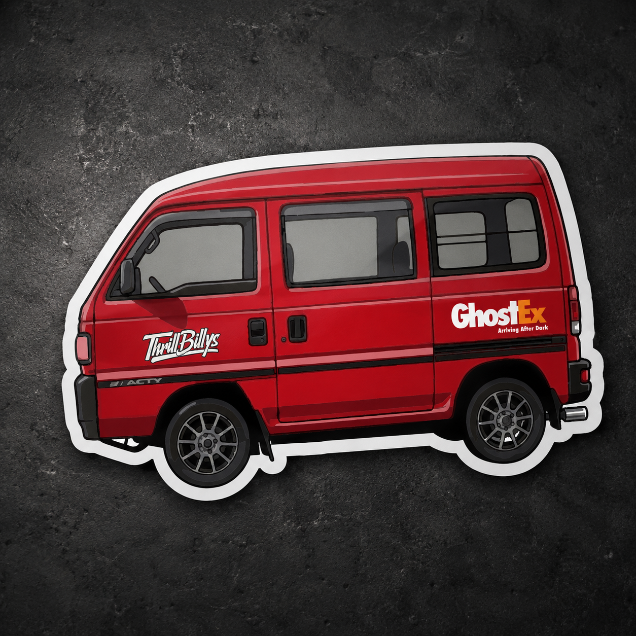 Japan Van Sticker